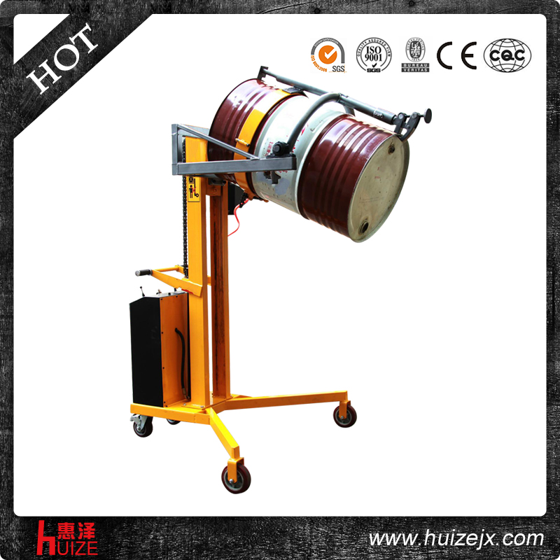 半電動(dòng)油桶車(chē)（直角腿，夾鐵桶翻轉）