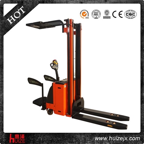 帶護頂架電動(dòng)堆高車(chē)