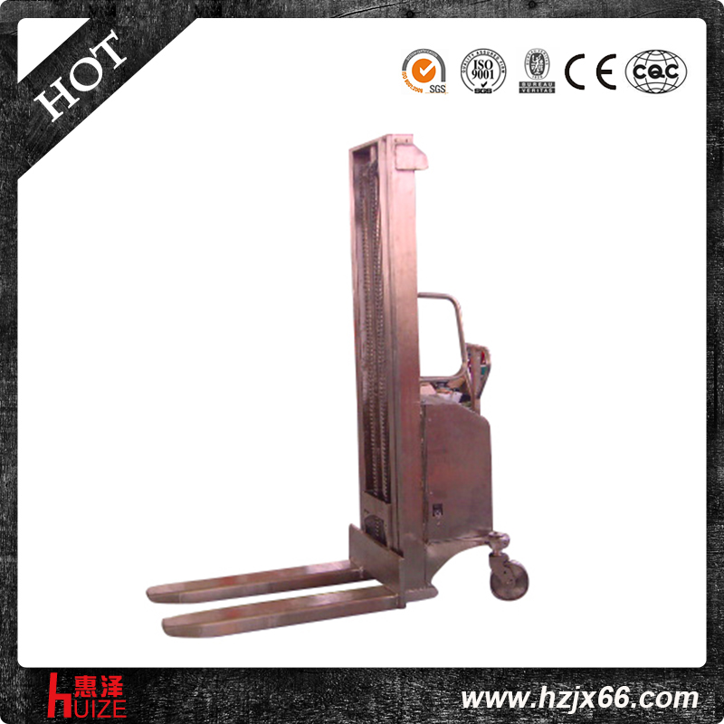 醫藥行業(yè)專(zhuān)用不銹鋼堆高車(chē)