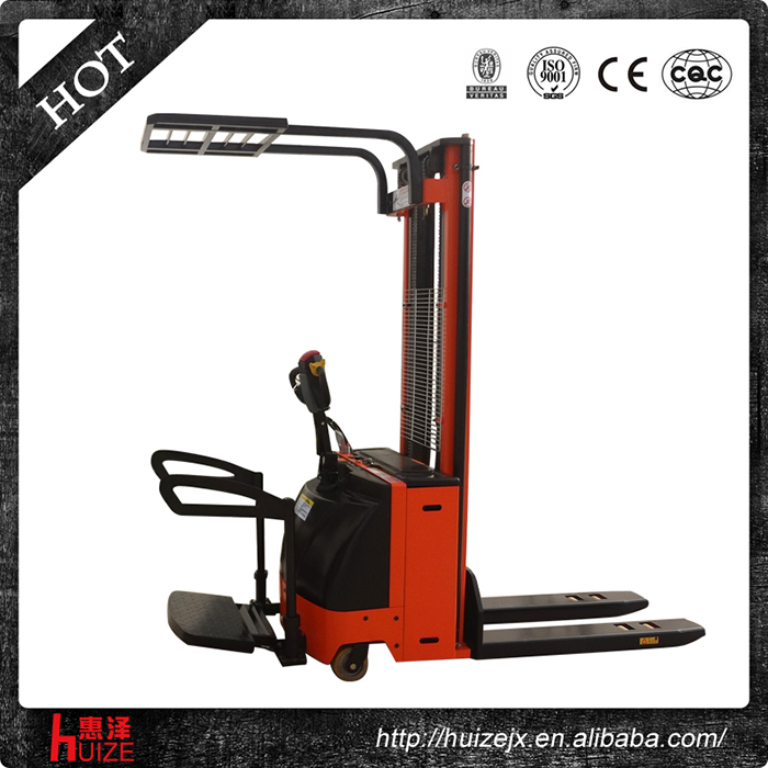 帶護頂全電動(dòng)堆高車(chē)