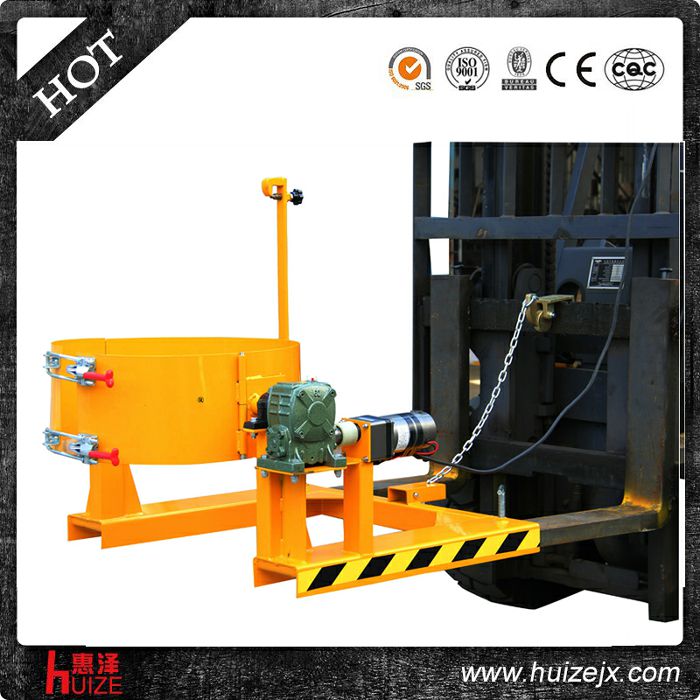 叉車(chē)專(zhuān)用倒桶機具（塑鐵桶，電翻轉）