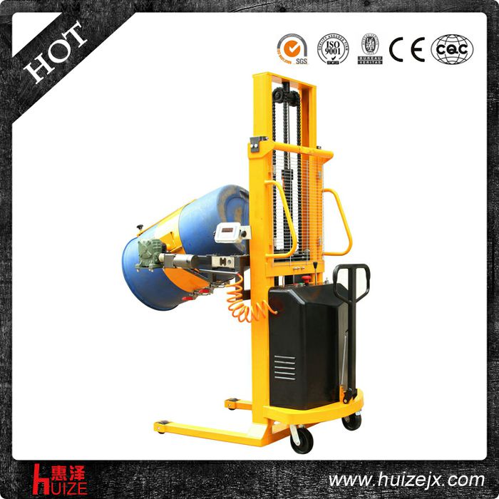 半電動(dòng)稱(chēng)重電翻轉油桶車(chē) (2)