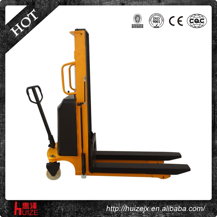 半電動(dòng)堆高車(chē)(貨叉側移式)