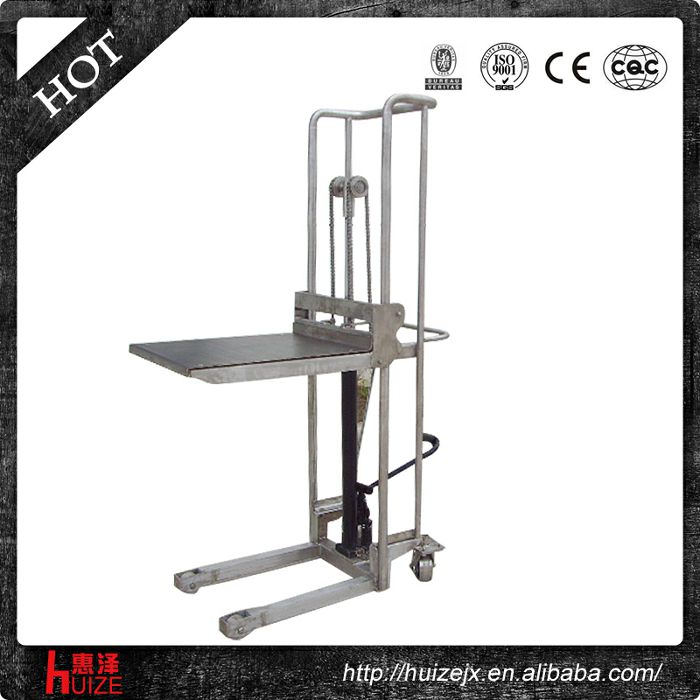 不銹鋼手動(dòng)輕型堆高車(chē) (1) 不銹鋼手動(dòng)輕型堆高車(chē) (1)