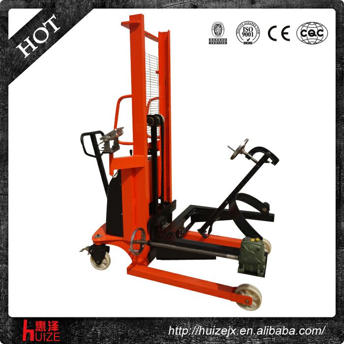 半電動(dòng)稱(chēng)重油桶車(chē)(夾鐵桶,手搖翻轉倒料)2 半電動(dòng)稱(chēng)重油桶車(chē)(夾鐵桶,手搖翻轉倒料)2